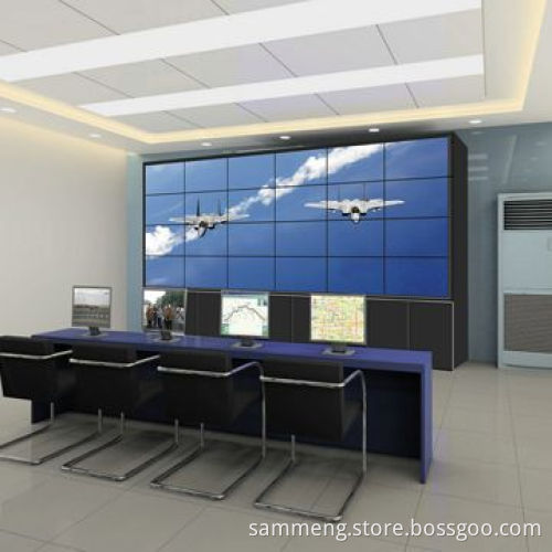 46-inch DID Spliced Video Wall with 1,920 x 1,080 Pixels Resolution and 6.7mm Bezel